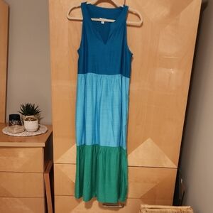 J Jill Tiered Sundress Petite Medium